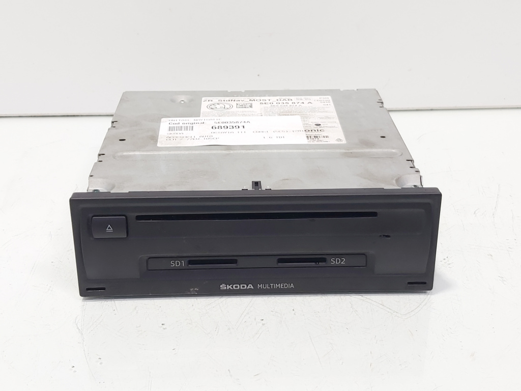 Unitate navigatie, cod 5E0035874A, Skoda Octavia 3 Scout (5E5) (idi:689391)
