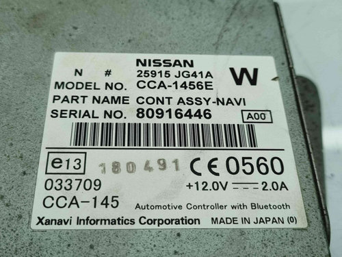 Unitate navigatie Nissan Navara (D40) [Fabr 2005-2014] 25915JG41A