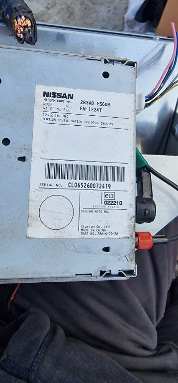 Unitate NAvigatie Nissan X Trail 2002-2007 cod 283A0 ES60B