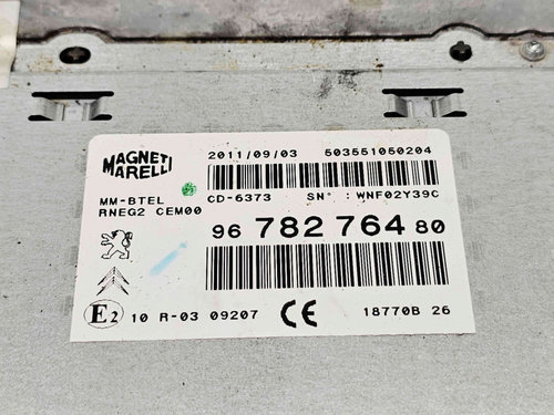 Unitate navigatie Peugeot 508 Break GT [Fabr 2010-2018] 9678276480