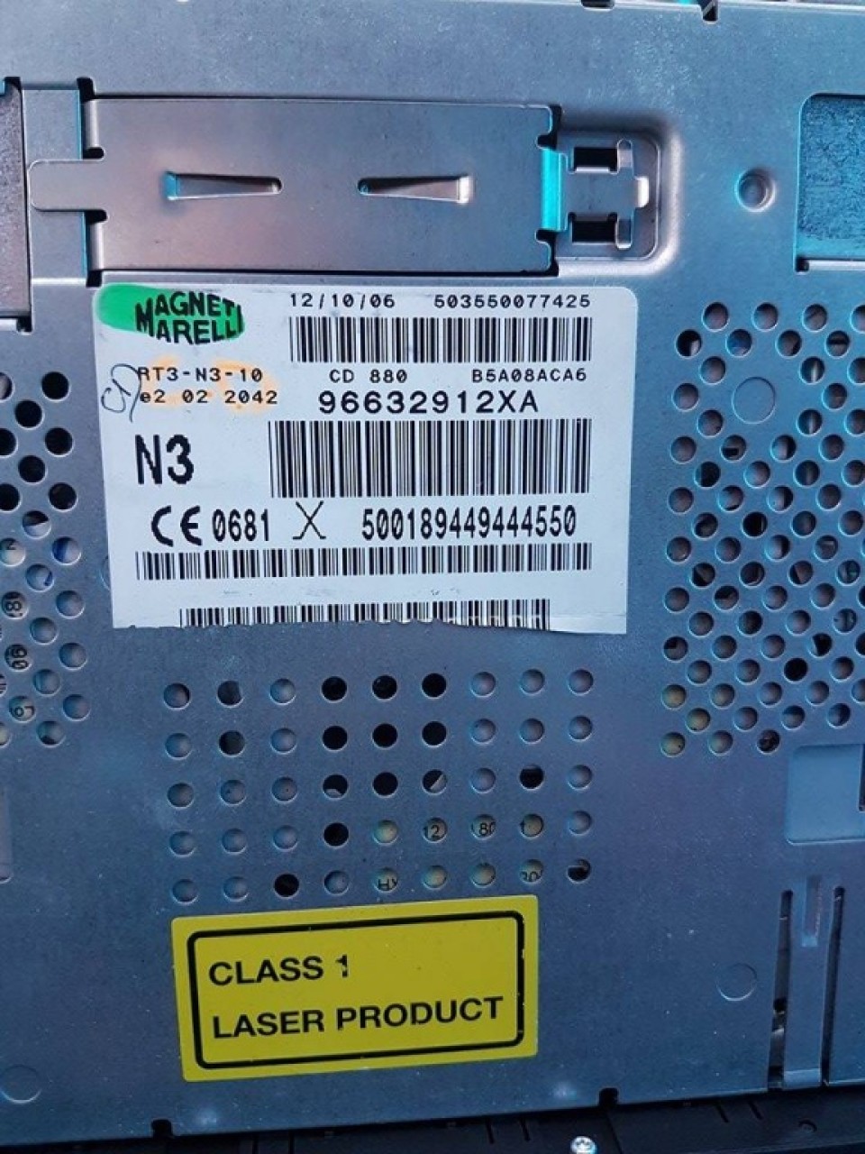 Unitate navigatie rt3 96632912xa peugeot 407