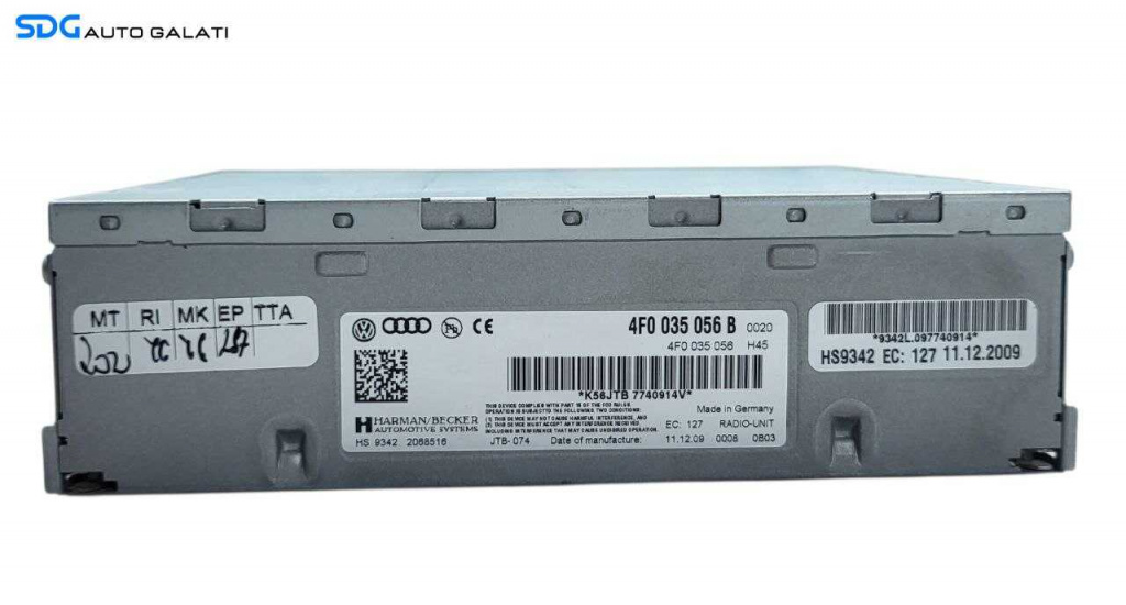 Unitate Radio Amplificator Sunet Audio Audi Q5 2009 - 2012 Cod 4F0035056B [L7260]