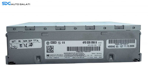 Unitate Radio Amplificator Sunet Audio Audi Q5 2009 - 2012 Cod 4F0035056B [L7260]