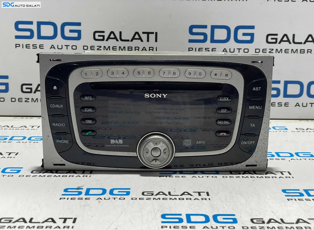 Unitate Radio CD CD Player Aux Sony KW2000 Ford C-Max 2004 - 2010 Cod 8V4T-18C939-LA [L3123]