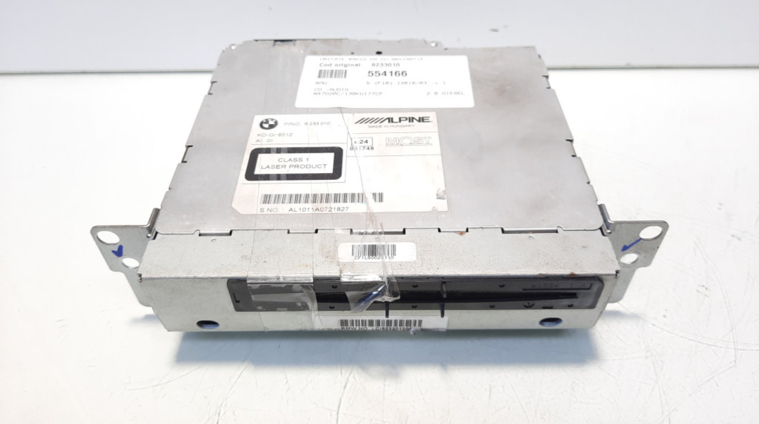 Unitate radio CD cu navigatie, cod 9233010, Bmw 5 (F10) (id:554166)