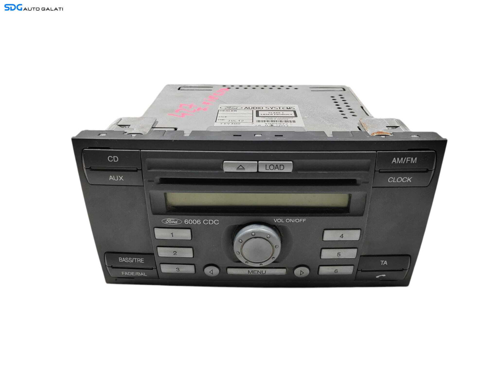 Unitate Radio CD Player 6006 CDC Ford Transit 2006 - 2013 Cod 6C1T-18C815-BJ [L6252]