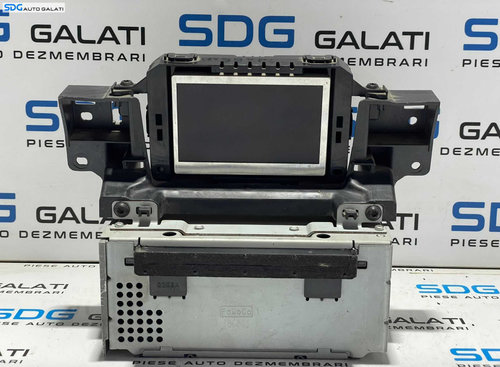 Unitate Radio CD Player AHU cu Ecran Display Ford Focus 3 2010 - 2015 Cod F1BT-18C816-HG F1FT-18B955...