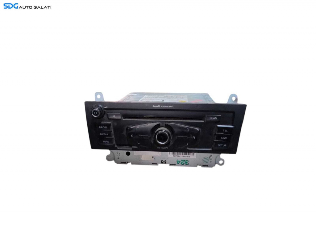 Unitate Radio CD Player Audi Concert Audi A5 8T 2009 - 2017 Cod 8T2035186P [L5589]