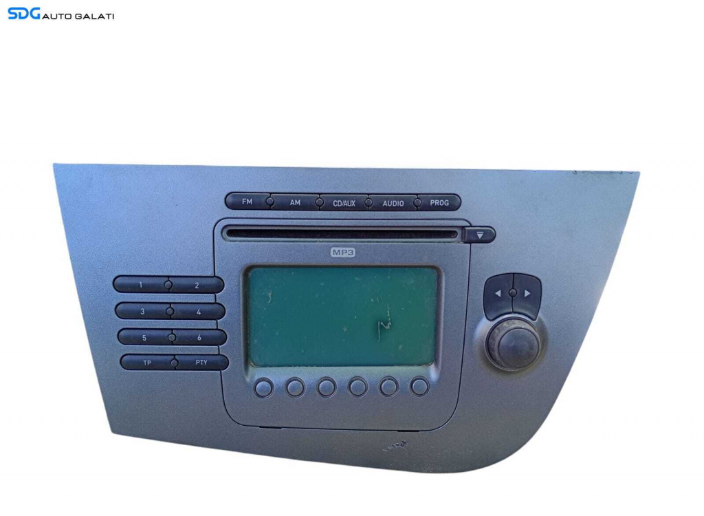 Unitate Radio CD Player Blaupunkt Seat Leon 1P 2004 - 2009 Cod 1P1035186B [LC1098]