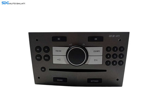 Unitate Radio CD Player CD30 MP3 Opel Zafira B 2005 - 2011 Cod 13190742 [LC0856]