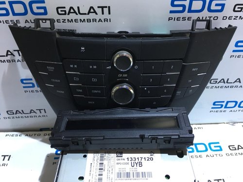 Unitate Radio CD Player cu Display CD300 Opel Insignia 2008 - 2013 Cod Piesa : 13317120 / 13233977F ...