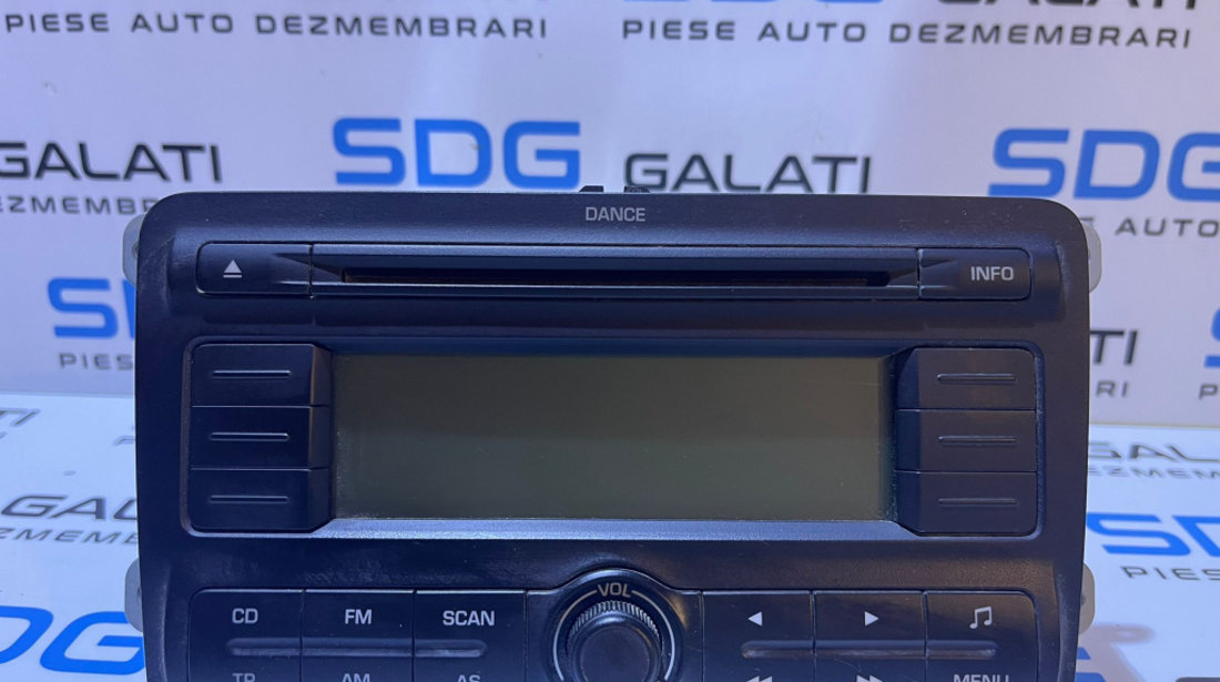 Unitate Radio CD Player DANCE Skoda Roomster 2006 - 2015 Cod 5J0035161A