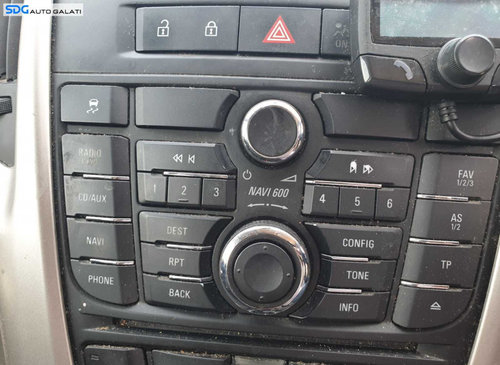 Unitate Radio CD Player Navigatie NAVI 600 Opel Astra J 2009 - 2015