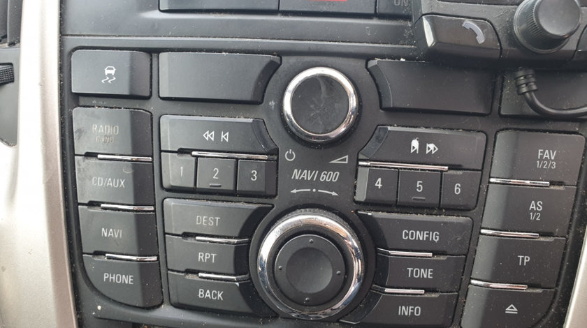 Unitate Radio CD Player Navigatie NAVI 600 Opel Astra J 2009 - 2015