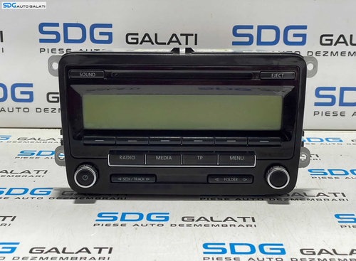 Unitate Radio CD Player RCD 310 Seat Toledo 3 FL Facelift 2008 - 2013 Cod 5P0035186 [L3081]