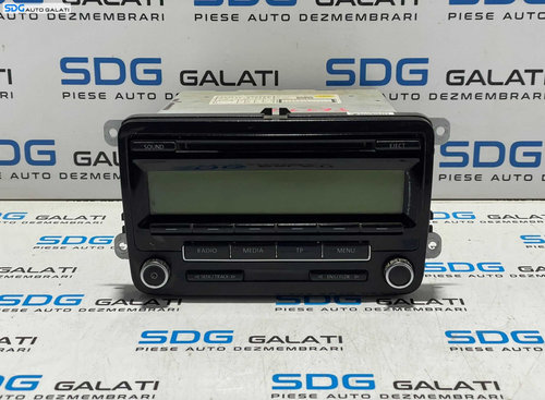 Unitate Radio CD Player RCD 310 Skoda Fabia 2 2007 - 2014 Cod 5M0035186AB [L3082]