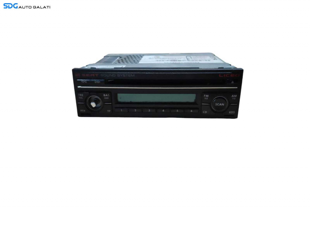 Unitate Radio CD Player Seat Ibiza 4 6L 2002 - 2008 [L5608]