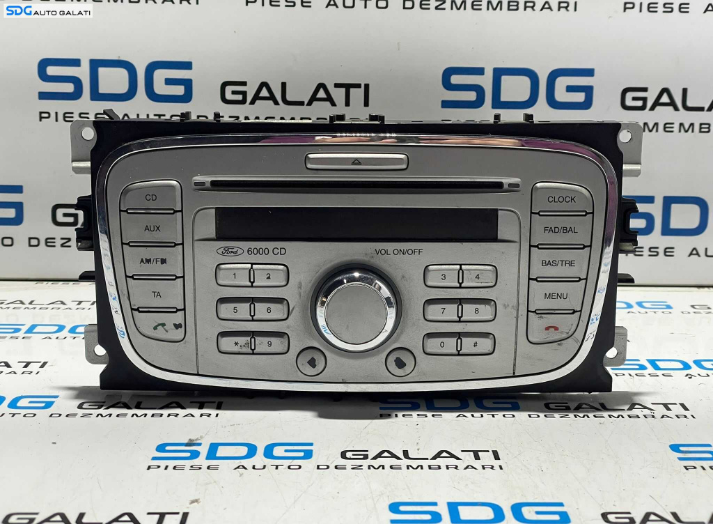 Unitate Radio CD Player Single CD GGDS D+ Ford S-Max 2006 - 2015 Cod 7S7T-18C815-BA [L3117]