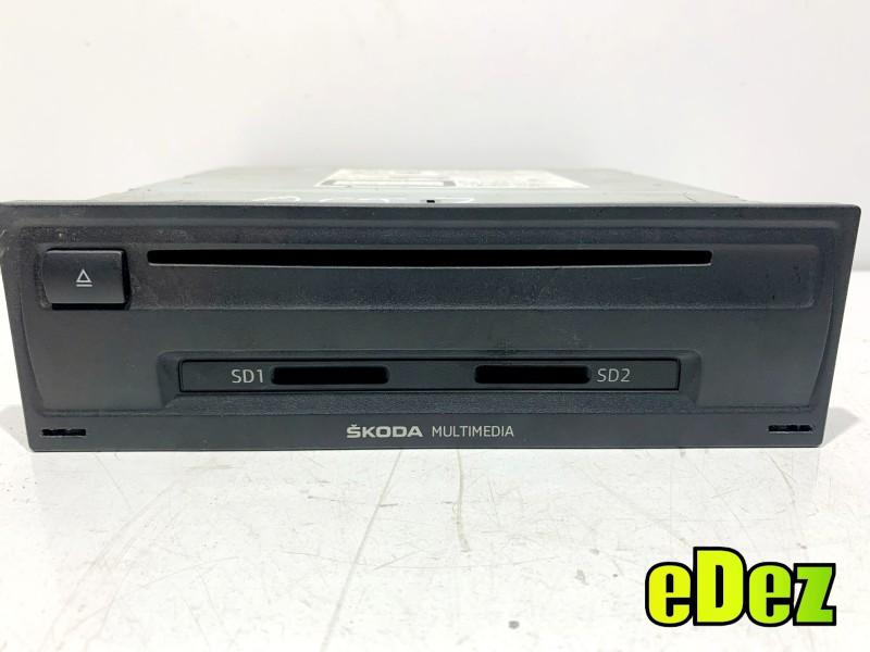 Unitate radio cd Skoda Octavia 3 (2013-2017 ) 5E0035874A