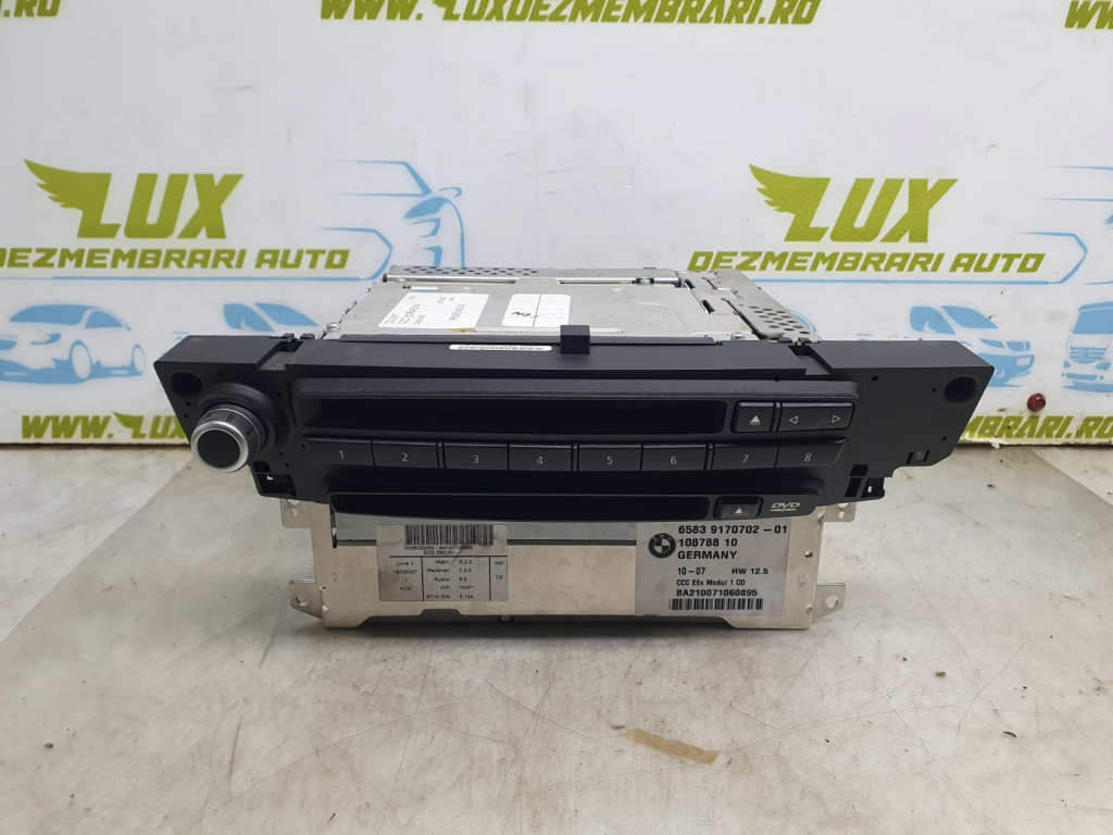 Unitate radio navigatie 9170702-01 BMW Seria 5 E60/E61 [facelift] [2007 - 2010] 2.0 d N47D20O0