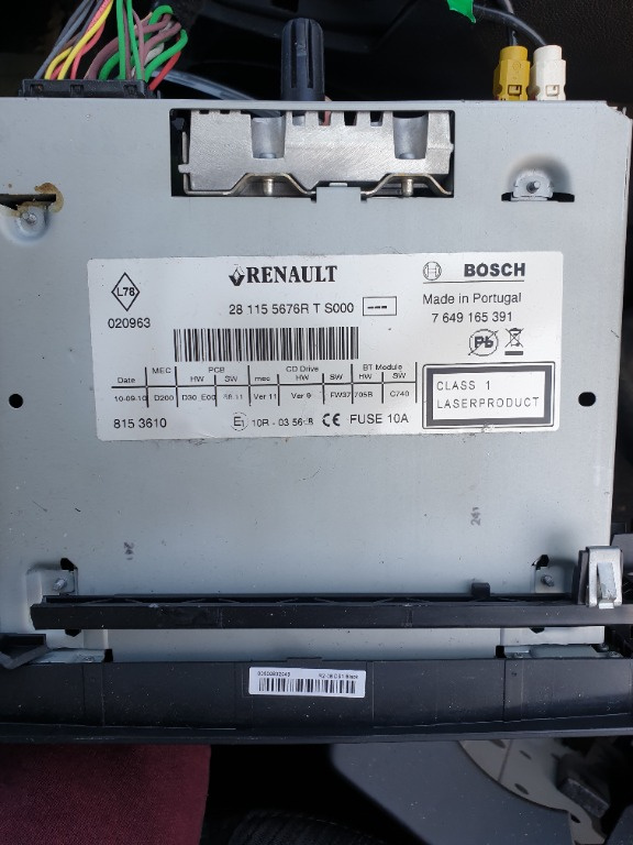 Unitate Radio Navigatie Renault Laguna 3 2010 Bosch