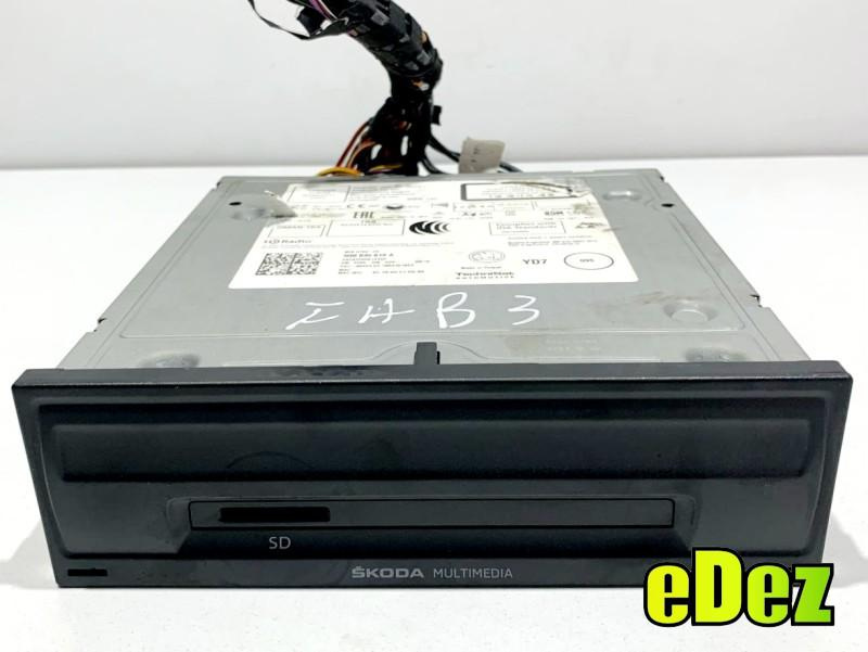Unitate radio Skoda Fabia 3 (2014-2018) 5Q0035819A