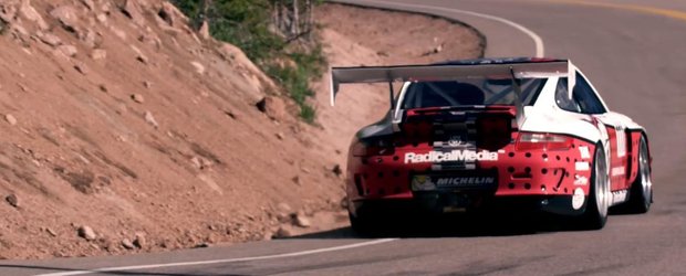 Urcarea lui Jeff Zwart la Pikes Peak la bordul unui Porsche GT3