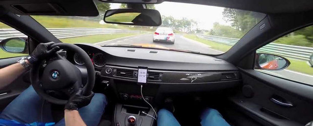 Urmarire spectaculoasa la Nurburgring intre un M3 GTS si un M5 F10