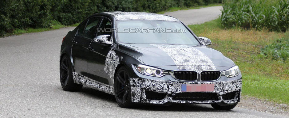 Urmatorul BMW M3 isi face aparitia in noi poze spion, renunta la cutia manuala