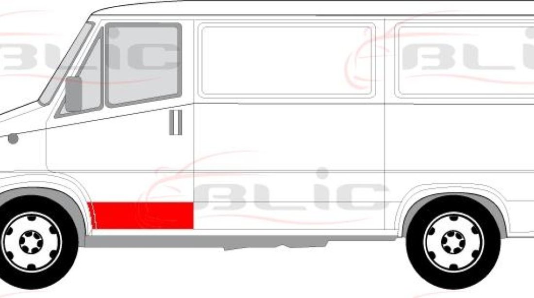 Usa caroserie CITROËN C25 Autobus 280 290 Producator BLIC 6015-00-2096121P