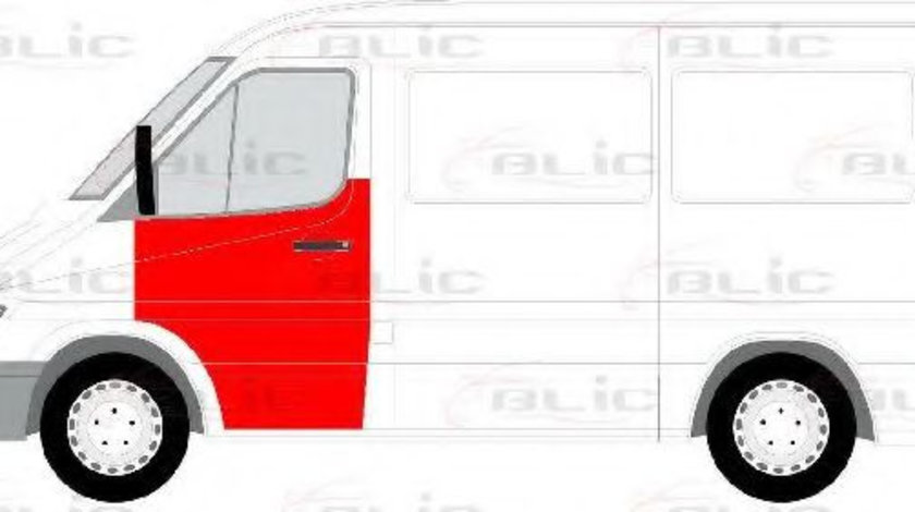 Usa, caroserie MERCEDES SPRINTER 2-t caroserie (901, 902) (1995 - 2006) BLIC 6015-00-3546125P piesa NOUA