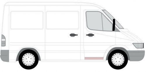 Usa, caroserie VW LT II bus (2DB, 2DE, 2DK) (1996 - 2006) BLIC 6015-00-3546132P piesa NOUA