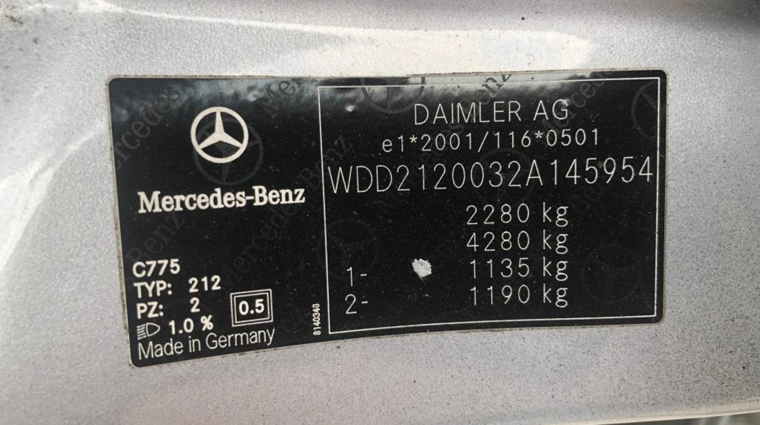 Usa dreapta fata completa Mercedes E350 W212 2009-2013