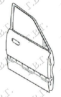 Usa Fata - Hyundai Accent Sdn 1999 , 7600425031