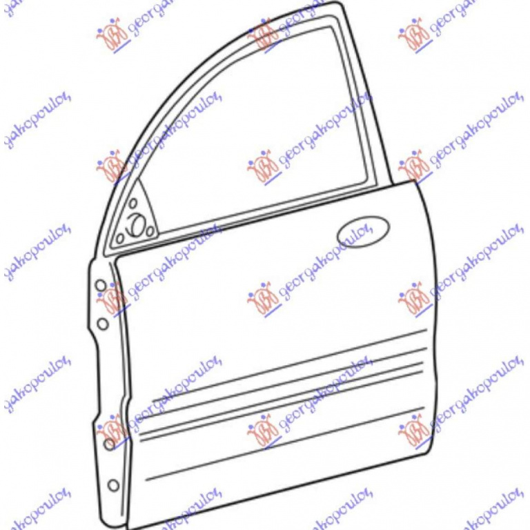 Usa Fata - Hyundai Matrix 2001 , 76003-17020