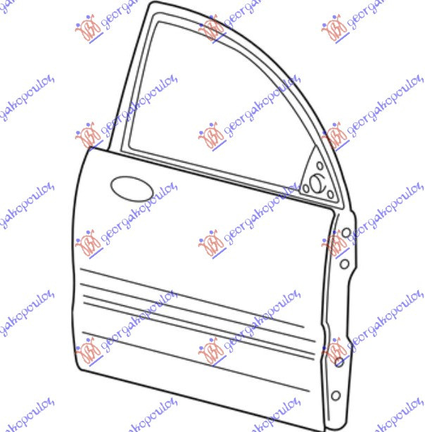 Usa Fata - Hyundai Santa Fe 2000 , 76004-26111