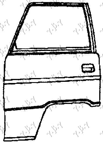 Usa Fata - Mitsubishi L300 1980 , Mb134097