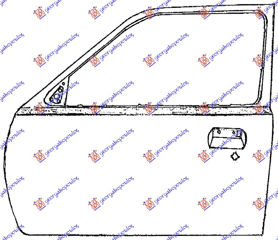 Usa Fata - Nissan Micra (K11) 1992 , 82101-10s30