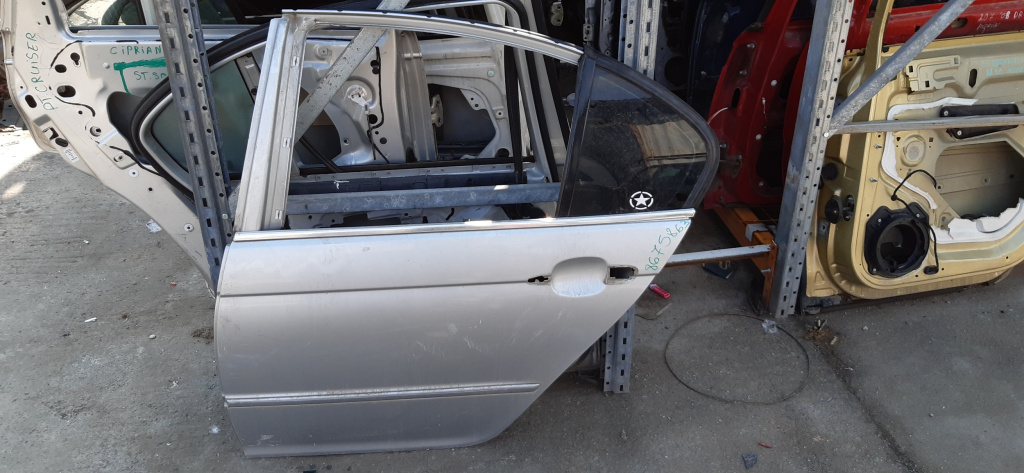 Usa / Portiera Alb,Gri,spate,stanga BMW 3 (E46) 1998 - 2007