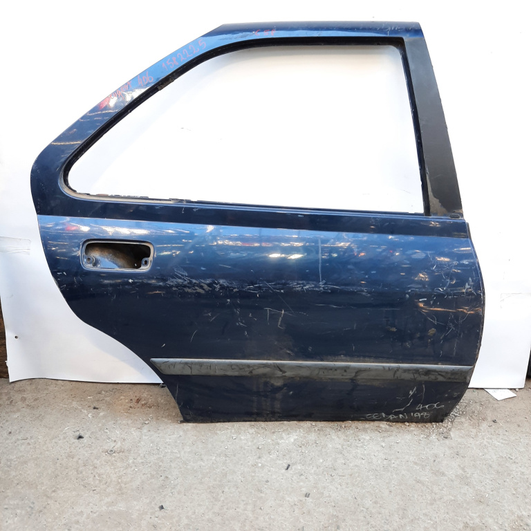 Usa / Portiera Albastru,spate,dreapta,hatchback 5 Portiere Peugeot 406 1995 - 2004