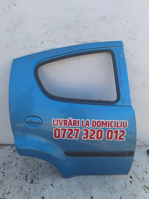 Usa / Portiera Albastru,spate,dreapta Peugeot 107 2005 - 2014