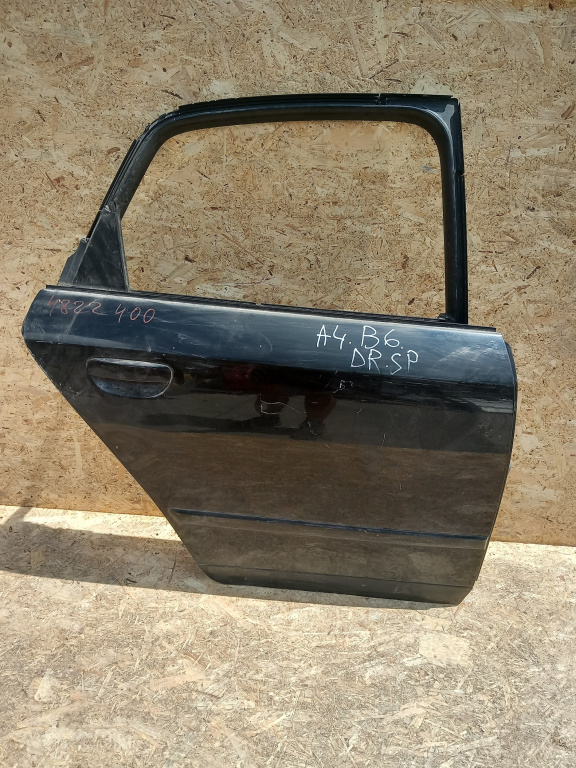Usa / Portiera Audi A4 B6 (8E) 2000-2004 Negru Spate Dreapta