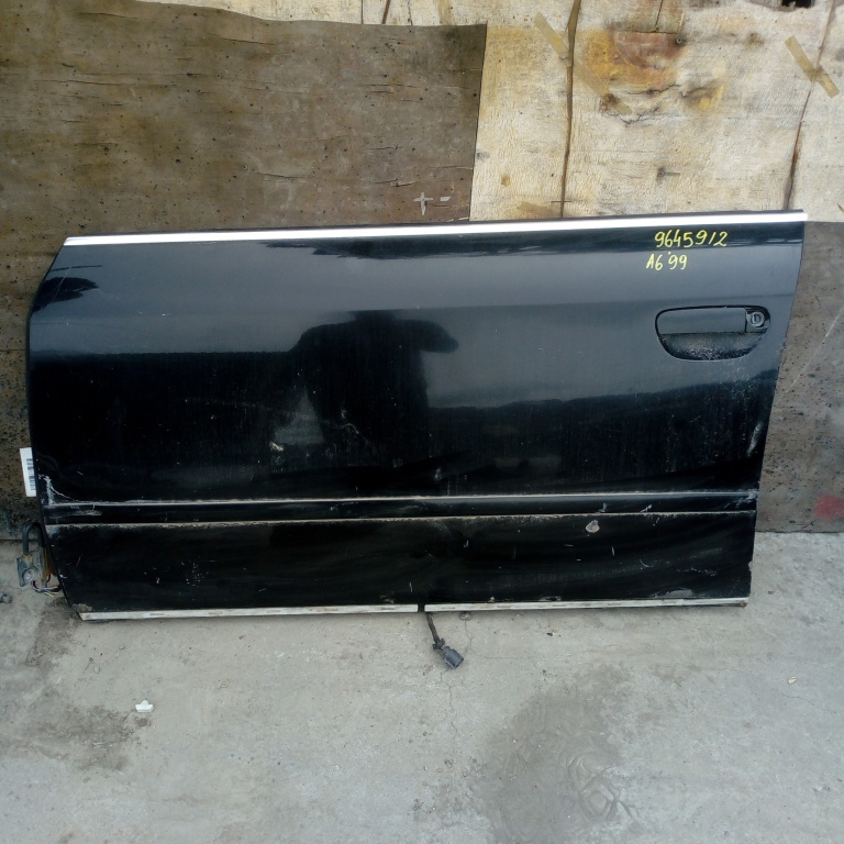 Usa / Portiera Audi A6 (4B, C5) 1997-2005 Negru Fata Stanga