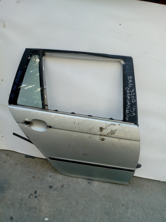 Usa / Portiera Bmw 3 (E46) 1998-2007 Gri Spate Dreapta Break / Caravan / Station Wagon