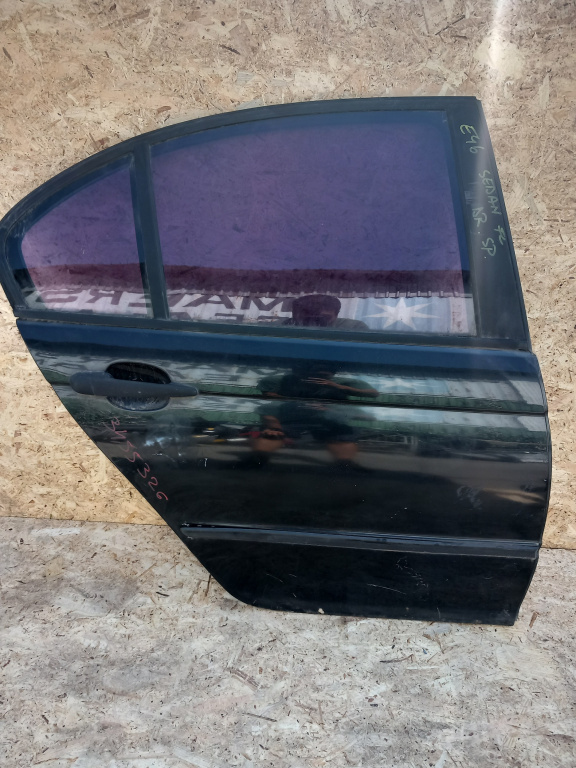 Usa / Portiera Bmw 3 (E46) 1998-2007 Negru Spate Dreapta