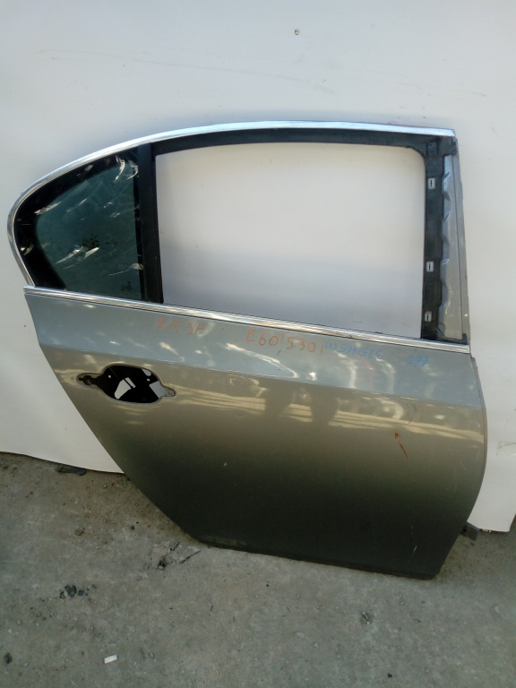 Usa / Portiera Bmw 5 (E60, E61) 2003-2010 Albastru Gri Spate Dreapta Sedan / Berlina