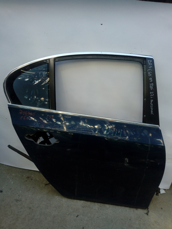 Usa / Portiera Bmw 5 (E60, E61) 2003-2010 Albastru Spate Dreapta