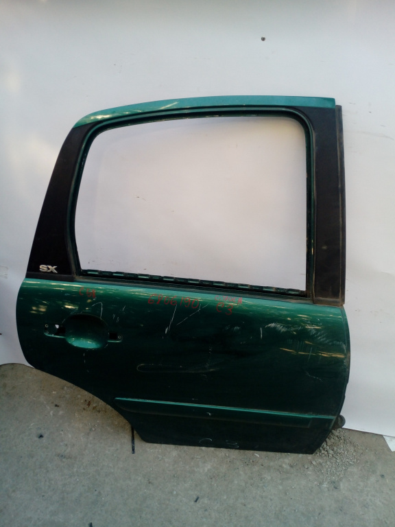 Usa / Portiera Citroen C3 1 (Fc) 2002-2010 Verde Spate Dreapta Hatchback 5 Portiere