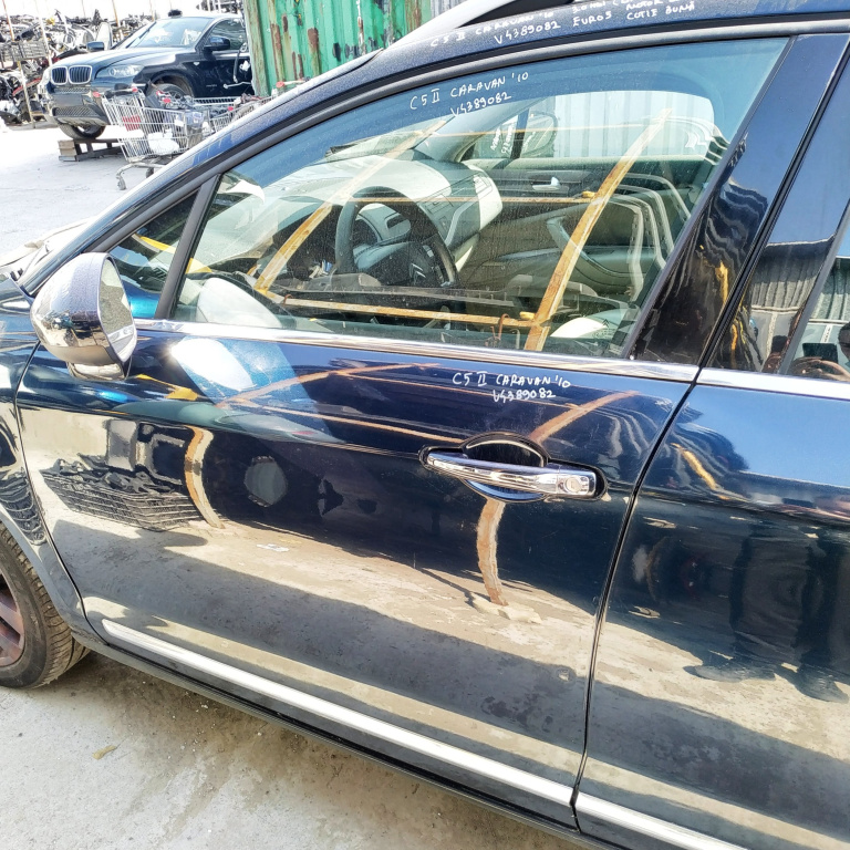 Usa / Portiera Citroen C5 2 (Rd, Td) 2008-2017 3.0 Hdi 240 Dt20C Motorina Albastru Fata Stanga Break / Caravan / Station Wagon