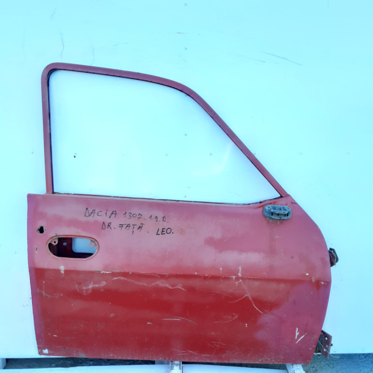 Usa / Portiera Dacia 1304 Pick-Up / Papuc 1983-2006 Rosu Fata Dreapta